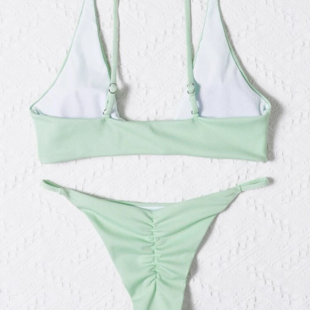 Beautiful mint green, medium, SHEIN, swimsuit, two piece, new, never used.